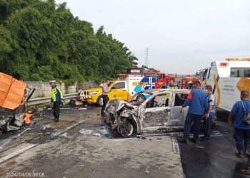 Kecelakaan Maut di KM 57, Tewaskan 12 Orang Pemudik 