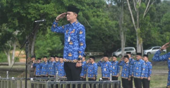 Pj Bupati Muaro Jambi Memimpin Upacara Hari Kesadaran Nasional