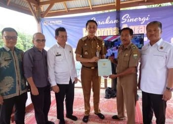 Pj Bupati Muarojambi Hadiri Gerakan Sinergi Reforma Agraria di Desa Tangkit