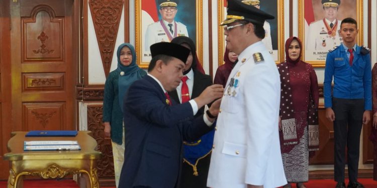 Lantik Pj Bupati Tebo, Gubernur Al Haris Tekankan Jaga dan Kawal Pelaksanaan Pilkada 2024