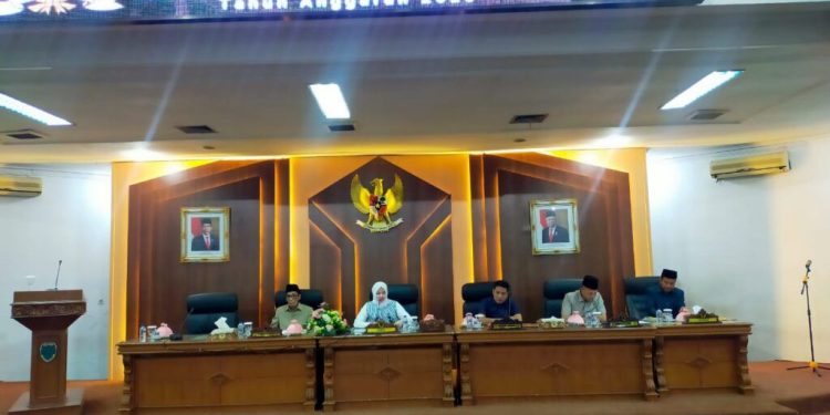 Suasana Syawal DPRD Batang Hari Gelar Paripurna LKPJ TA – 2023 