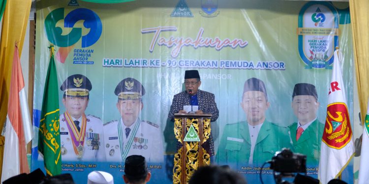 Wagub Abdullah Sani Hadiri Tasyakuran Harlah ke-90 GP Ansor