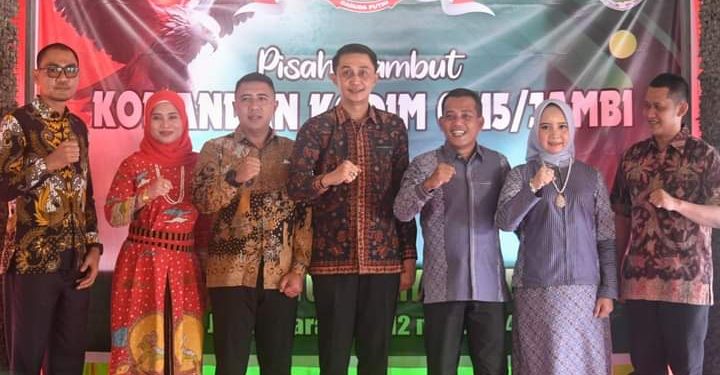 Pj Bupati Muaro Jambi Hadiri Pisah Sambut Dandim 0415/Jambi