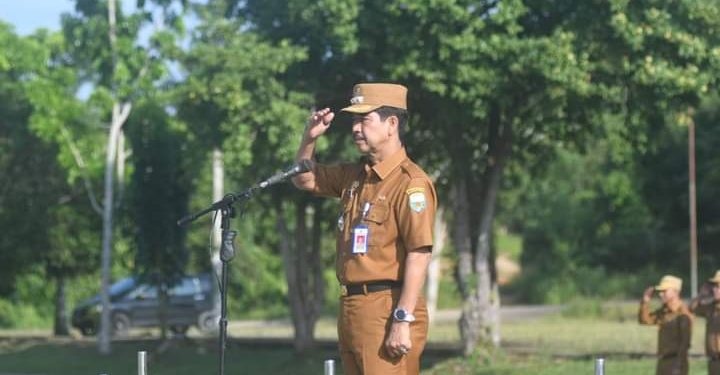 Raden Najmi Pimpin Apel Gabungan di Lingkungan Pemkab Muaro Jambi