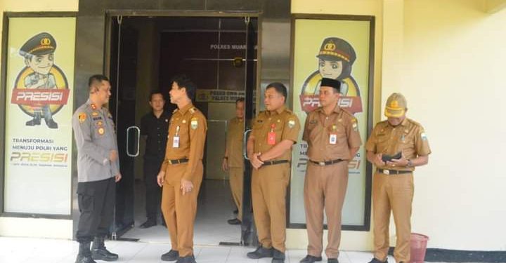 Pj Bupati Raden Najmi Bersama Sekda  Silaturahmi ke Kapolres Muarojambi