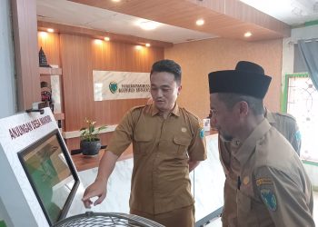 Sekda Batanghari M. Azan Kunjungi Desa Singoan, Berbasis Pelayanan Digital