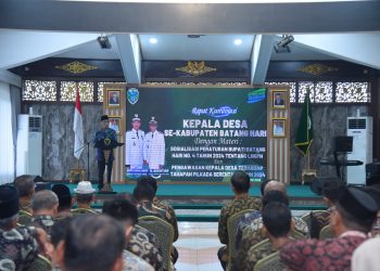 Buka Rakor Kades se-Batang Hari, Wabup Bakhtiar Harapkan Pemerintahan Desa Wujudkan Good Governance