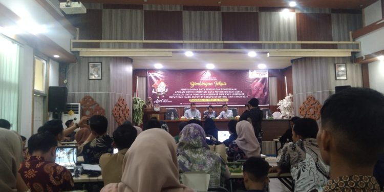 Siap Sukseskan Pilkada 2024, KPU Batanghari Gelar Bimtek PPS