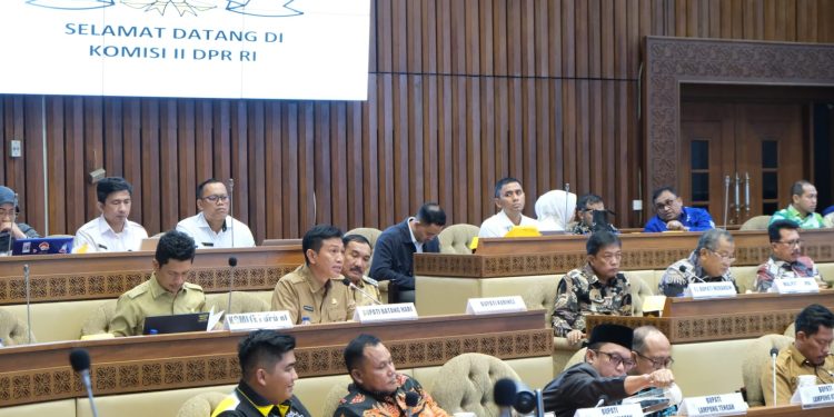 Hadir di Gedung Nusantara Senayan, Bupati Fadhil Paparkan Kondisi Batanghari