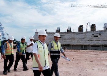 Stadion Jambi Swarna Bhumi Terus Dikebut, Al Haris Optimis Tahun ini Bisa Dipakai