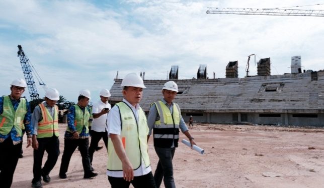 Stadion Jambi Swarna Bhumi Terus Dikebut, Al Haris Optimis Tahun ini Bisa Dipakai