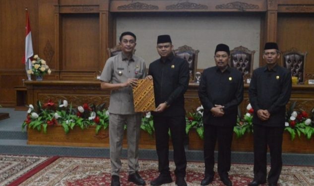 Pj Bupati Bachyuni Hadiri Rapat Paripurna Rekomendasi LKPJ 2023
