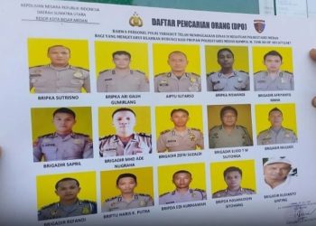 15 Oknum Anggota Polrestabes Medan, Jadi Buronan Karena Terlibat Kasus Perampokan