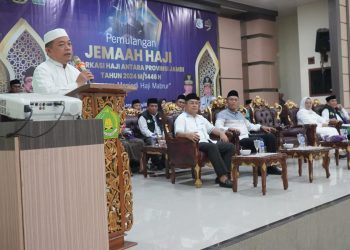 Gubernur Al Haris Sambut Kepulangan 444 Jemaah Haji Jambi Kloter 27, Sampaikan Terima Kasih Kepada Petugas Haji Yang Mendampingi