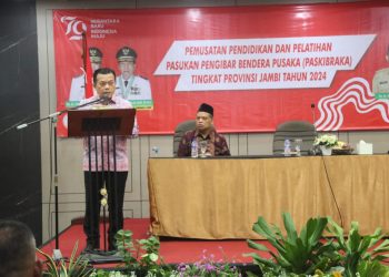 Gubernur Al Haris Motivasi 54 Calon Paskibraka Provinsi Jambi 