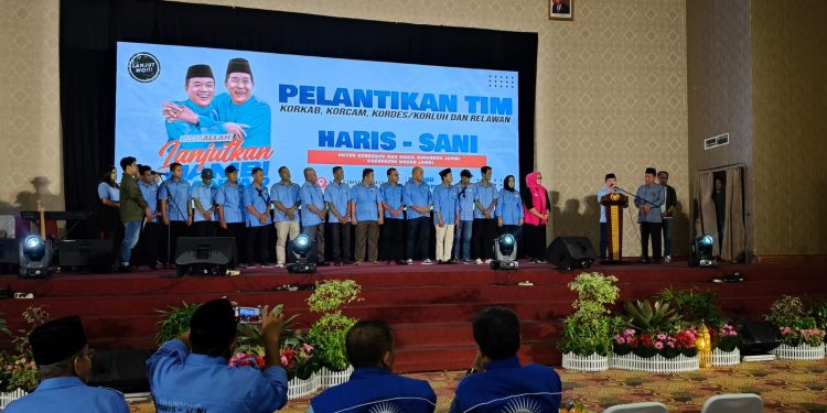 Al Haris Lantik 1.200 Tim Pemenangan Haris-Sani Muaro Jambi