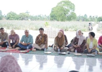 Pj Bupati Raden Najmi Hadiri Rapat Pengembangan UMKM Nanas di Tangkit