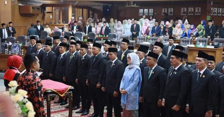Paripurna Pengucapan Sumpah Anggota DPRD Muarojambi Periode 2024-2029