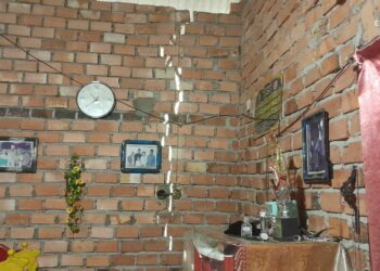 Aktivitas Seismik PT Pertamina di Kasang Kota Karang Sebabkan 15 Rumah Warga Alami Kerusakan