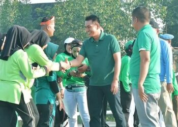 Bupati Fadhil Beri Arahan PTT  di Wisata Aek Meliuk Sosialisasikan Perekrutan PPPK 