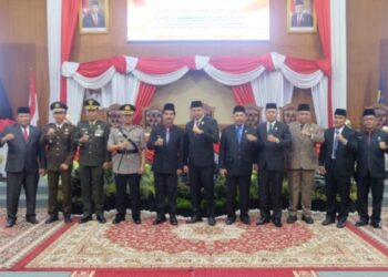 DPRD Muarojambi Gelar Paripurna Mendengarkan Pidato Kenegaraan Presiden RI Joko Widodo HUT RI ke 79