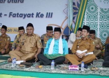 Pj Bupati Raden Najmi Hadiri Tabligh Akbar Majelis Wakil Cabang Nahdlatul Ulama Bahar Utara