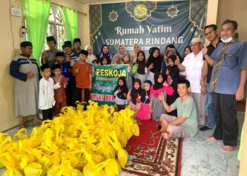 Tumbuhkan Jiwa Sosial, Paguyuban Pestisida Kota Jambi (Pest koja) Gelar Santunan di Rumah Yatim Sumatera Rindang