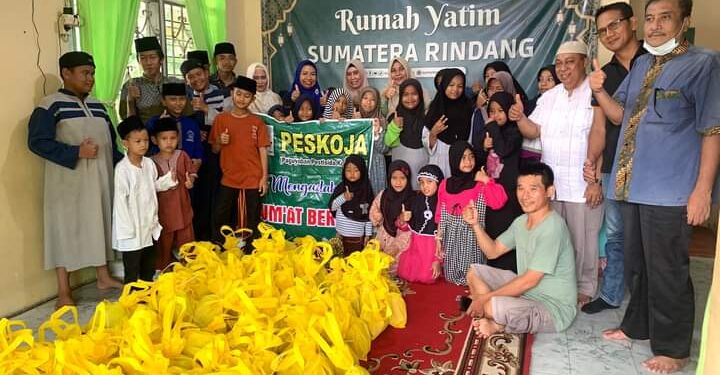 Tumbuhkan Jiwa Sosial, Paguyuban Pestisida Kota Jambi (Pest koja) Gelar Santunan di Rumah Yatim Sumatera Rindang