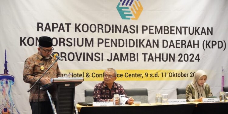 Pjs. Gubernur Sudirman Harap Konsorsium Pendidikan Siapkan Strategi Cetak SDM Unggul