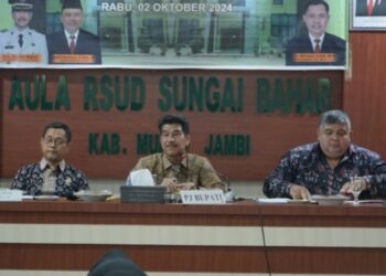 Pj Bupati Raden Najmi Hadiri Kegiatan Optimalisasi Pemanfaatan Rumah Sakit Rujukan Kabupaten Muaro Jambi