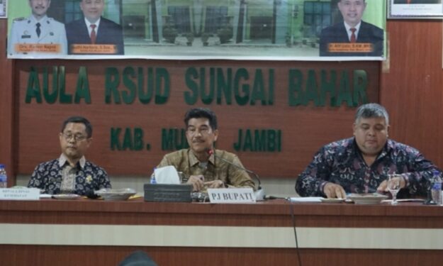 Pj Bupati Raden Najmi Hadiri Kegiatan Optimalisasi Pemanfaatan Rumah Sakit Rujukan Kabupaten Muaro Jambi