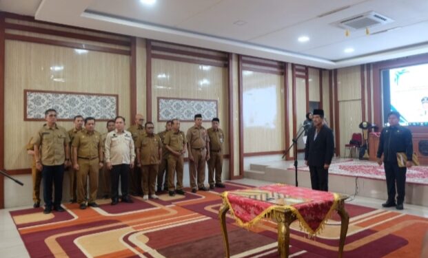 Pj Bupati Muaro Jambi Melantik Puluhan Pejabat Eselon III dan IV