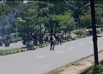 Pelajar Tak Dikenal Serang SMKN 2 Batanghari