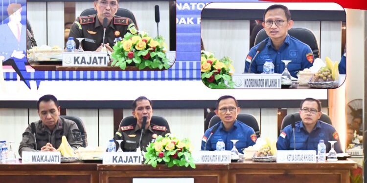 Koordinator Wilayah II Jampidsus Kejagung Lakukan Monitoring dan Evaluasi di Kejati Jambi