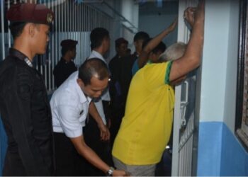 Jalankan Program Akselerasi Menteri Imigrasi dan Pemasyarakatan, Lapas Sabak Gelar Razia dan Tes Urine Warga Binaan
