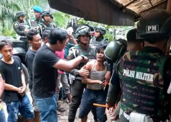 Polisi Militer Grebek Basecamp Narkoba di Desa Serbajadi