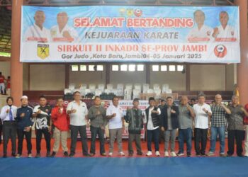 Ratusan Karateka Ikuti Kejuaraan Karate Sirkuit II Inkado se- Provinsi Jambi 