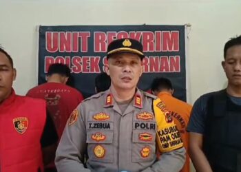 Bandit Curanmor Bersenpi Zulkarnain Berhasil Ditangkap, Warga Ucapkan Terimakasih ke Polsek Sekernan