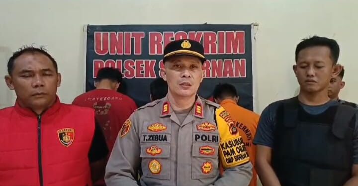 Bandit Curanmor Bersenpi Zulkarnain Berhasil Ditangkap, Warga Ucapkan Terimakasih ke Polsek Sekernan