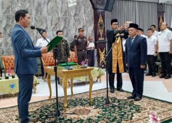Bupati Fadhil Lantik Mula P Rambe Sebagai PJ Sekda Batanghari Gantikan M. Azan