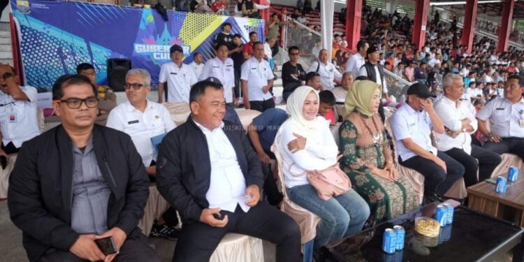 Sekda Muarojambi Saksikan Semi Final Gubernur Cup 2025