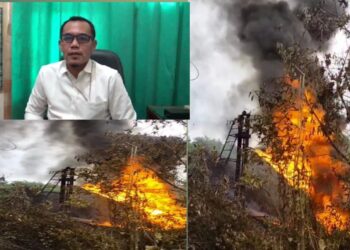 Kerusakan Lingkungan Meluas Dampak Semburan Api Illegal Driling