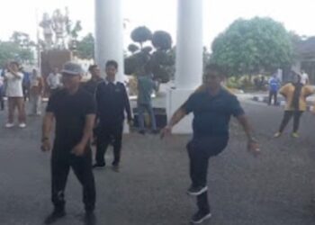 Jaga Kebugaran, DPRD Muarojambi Gelar Senam Sehat