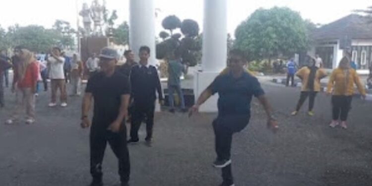 Jaga Kebugaran, DPRD Muarojambi Gelar Senam Sehat