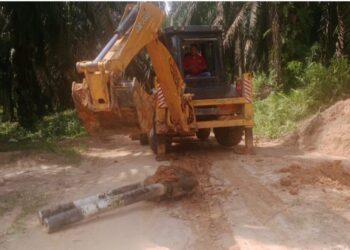 Diprotes Warga, Portal Jalan yang Dibangun PT BSU di Bahar Selatan Akhirnya Dibongkar