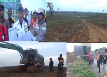 Konflik Agraria, Excavator PT WKS Rusak Perkebunan Warga, Hingga Rata Dengan Tanah