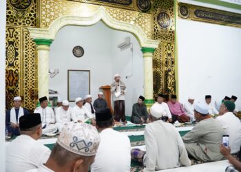 Safari Ramadhan di Masjid Al Aqsho, Al Haris: Pertahankan Nilai Agama dan Adat Istiadat Jambi Kota Sebrang