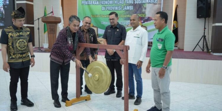 Wabup Junaidi Mahir Hadiri Workshop Hilirisasi Produk UKMK, Produk Sawit Penggerak Hijau Yang Sustainable di Provinsi Jambi