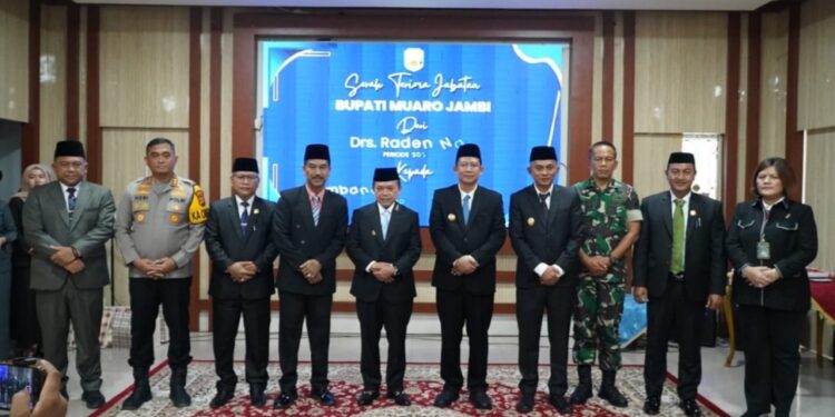 Al Haris Hadiri Sertijab Bupati dan Wakil Bupati Muaro Jambi BBS dan Junaidi Mahir