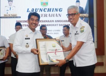 Dihadiri Seluruh OPD, Raden Najmi Launching DPA SKPD Muaro Jambi 2025